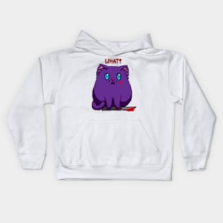 Murder Kitten - Purple Kids Hoodie